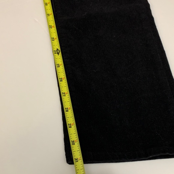 Lands' End Black Mid-Rise Straight Corduroy Pants - Picture 7 of 7